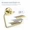 Kibi Circular Toilet Paper Holder - Brush Gold KBA1405BG - alternate 4